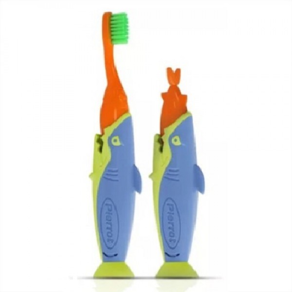 Escova Pierrot Infantil Sharky - Laranja Escova Pierrot Infantil Sharky - Laranja