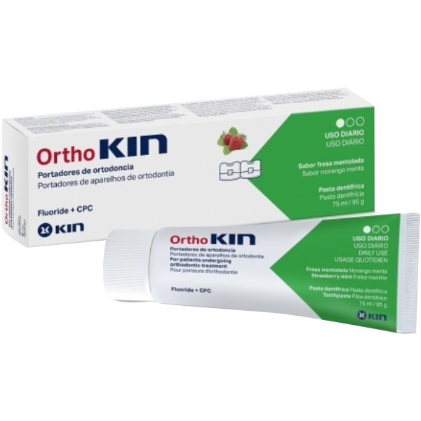 Orthokin Pasta Dentífrica - Morango/Menta Orthokin Pasta Dentífrica - Morango/Menta