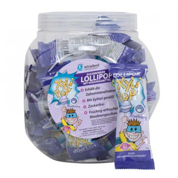 Xylipop - Lollipop Mirtilo (pack 25uni) Xylipop - Lollipop Mirtilo (pack 25uni)