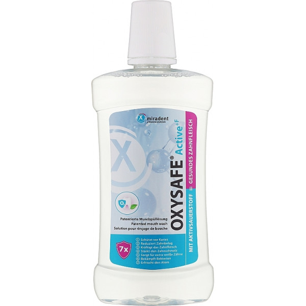 Oxysafe Active +F Colutório Oxysafe Active +F Colutório