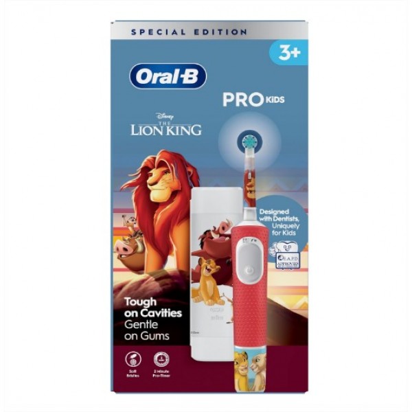 Oral-B Escova Elétrica Vitality Pro Kids Rei Leão + Estojo