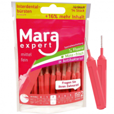  Brushes Mara Expert Red  ISO 2 